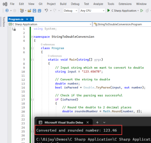 How to convert string to double with 2 decimals in C#.Net ...