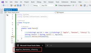 How to Convert a List to a Comma Separated String in C# ...